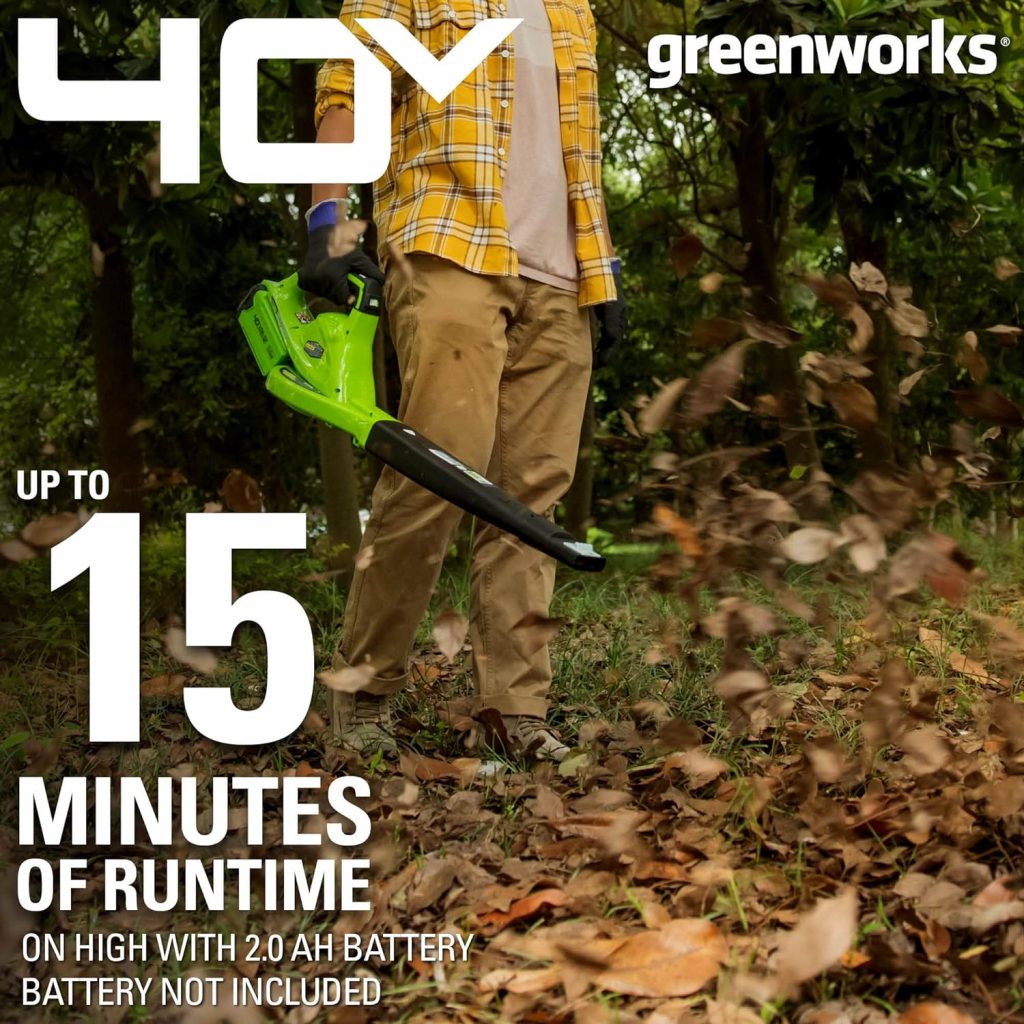 Greenworks 40V 16 Cordless (Push) Lawn Mower (75+ Compatible Tools), 4.0Ah Battery and Charger Included