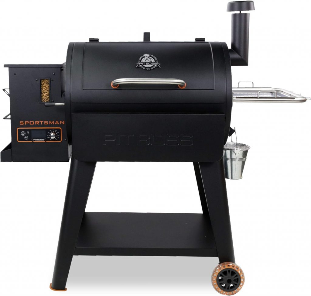 Pit Boss 10537 PB0820SP Wood Pellet Grill, 820 Square Inches, Black