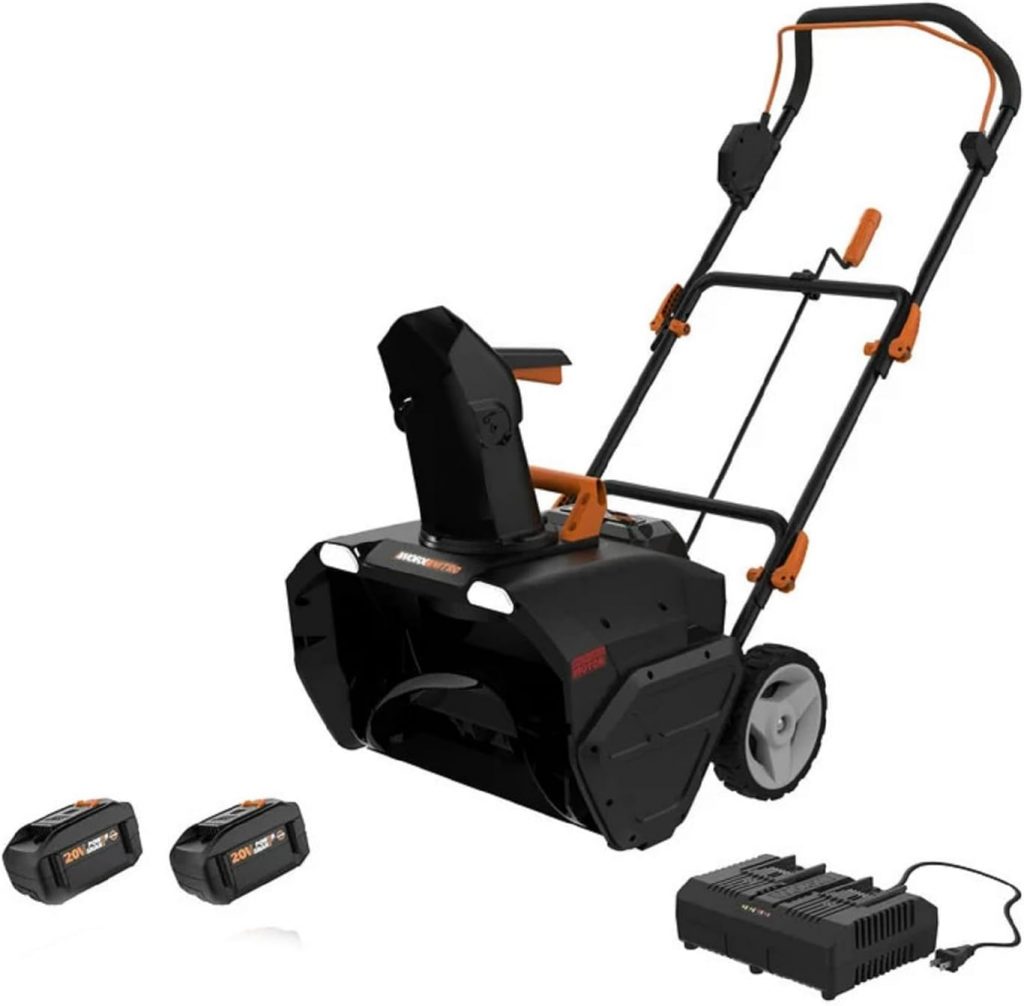 Worx 40V 20 Cordless Snow Blower Power Share with Brushless Motor - WG471 (Batteries Charger Included) Worx 40V 20 Cordless Snow Blower Power Share with Brushless Motor - WG471 (Batteries Charger Included)